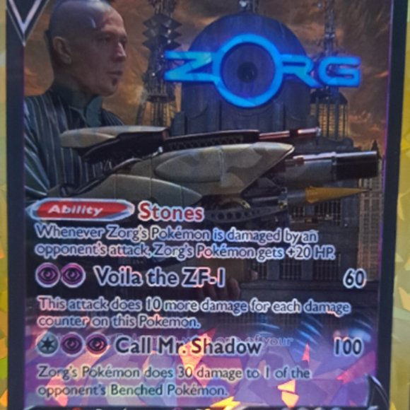Zorg Fifth Element Pokemon Card - Picture 3 of 8